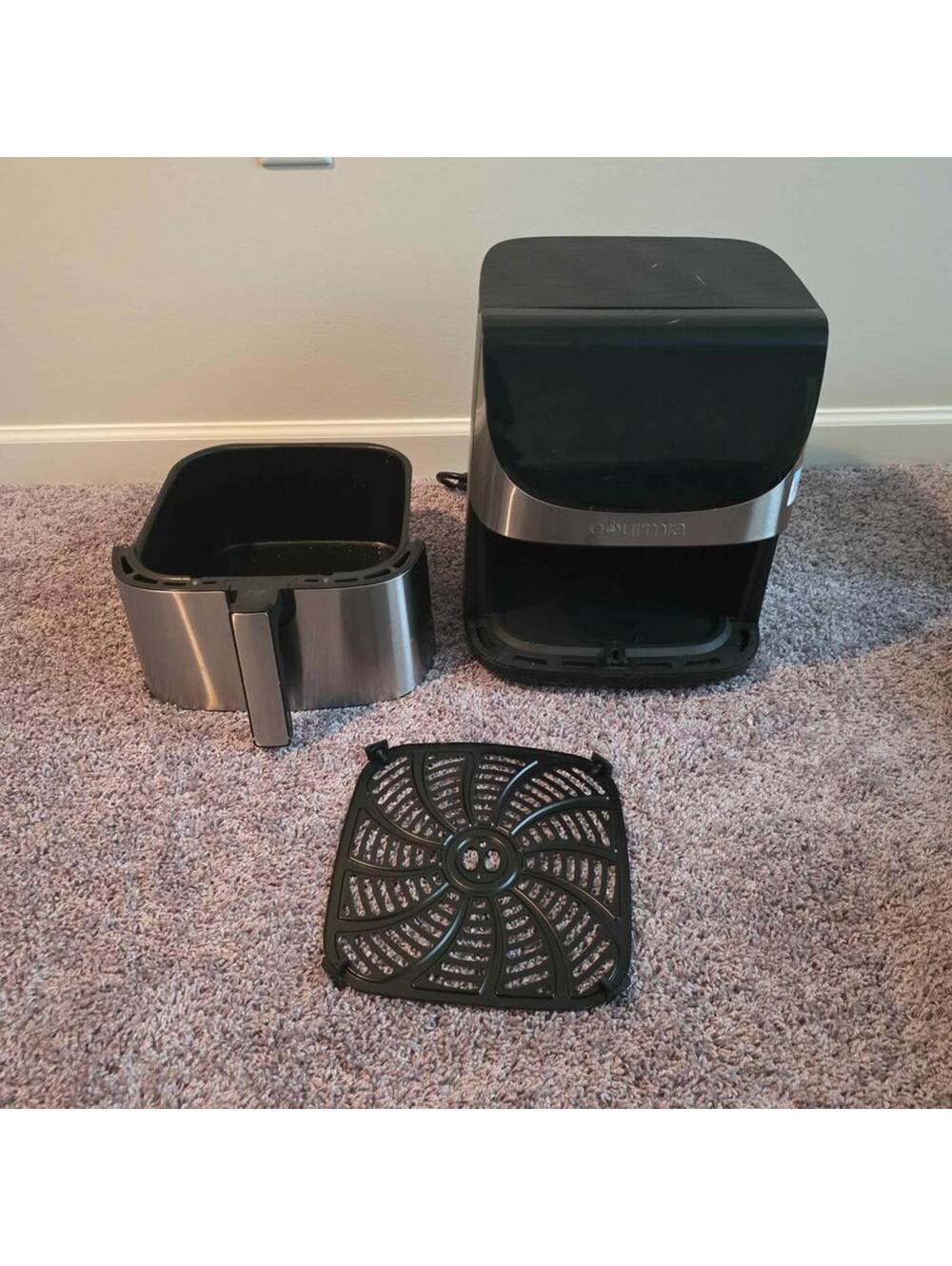 Gourmia 8qt Digital Air Fryer With 12 preset Stainless Steel